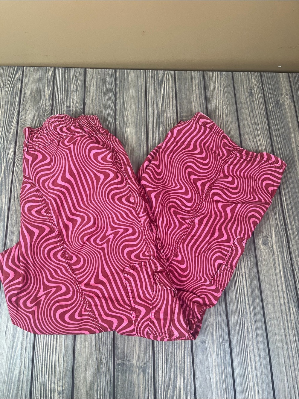 BDG Y2K Cargo Pink Groovy Baggy Pants XL
